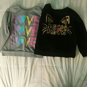 Girls 3t sweatshirts bundle of 2